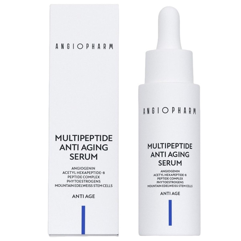 ANGIOPHARM мультипептидная омолаживающая сыворотка, 30мл