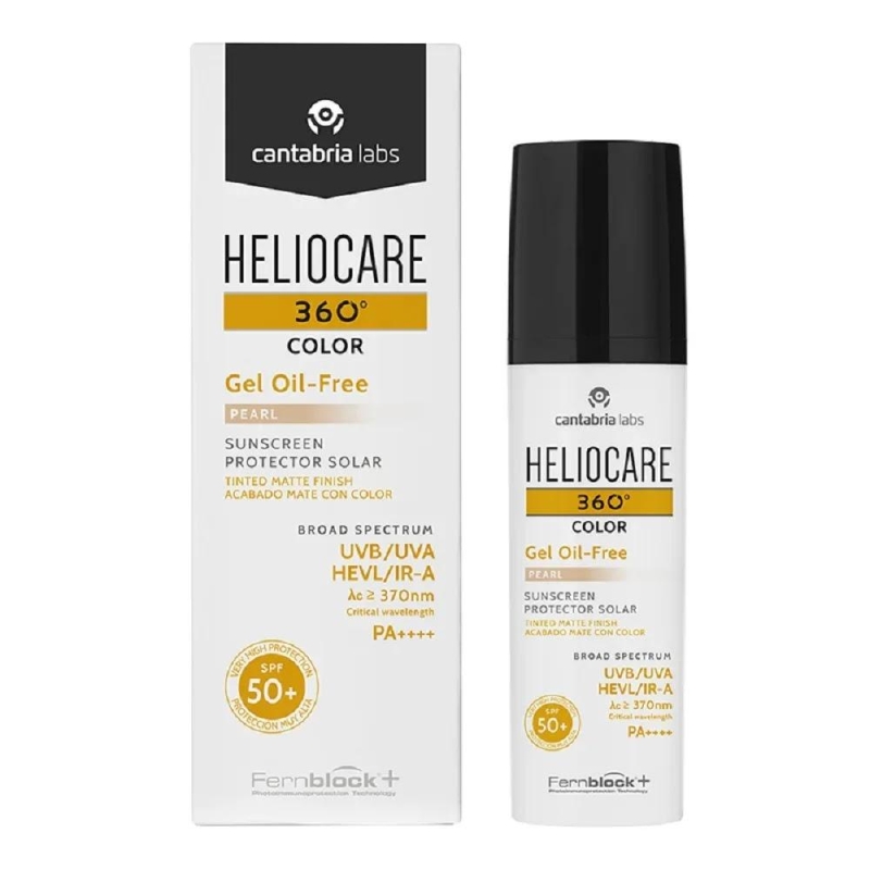 HELIOCARE Oil Free GEL 50 ml - Cолнцезащитный гель SPF 50, тон PEARL