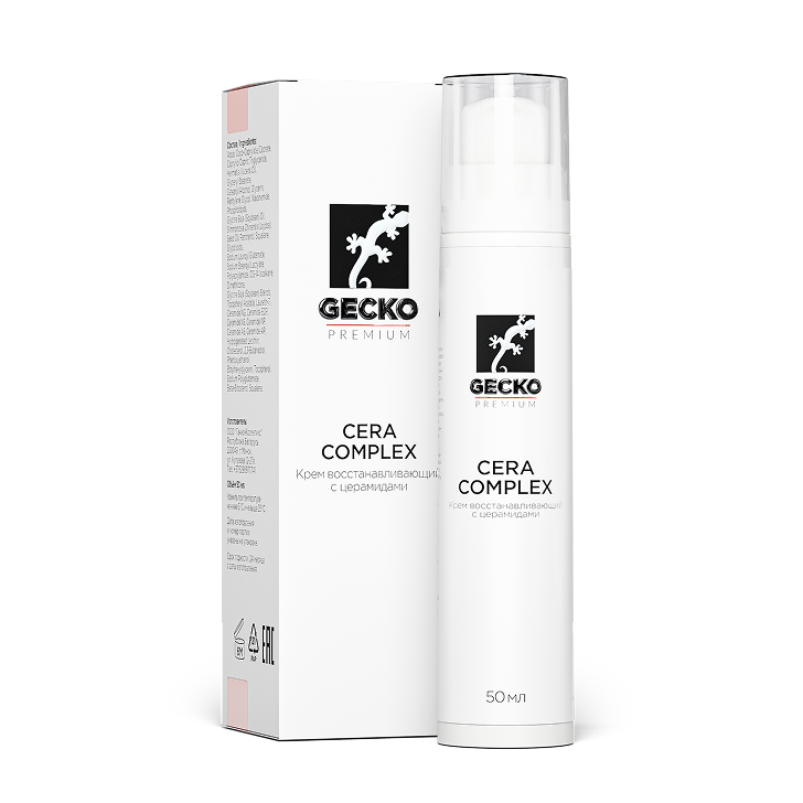 Gecko CERA COMPLEX / Крем восстанавливающий с церамидами 50мл