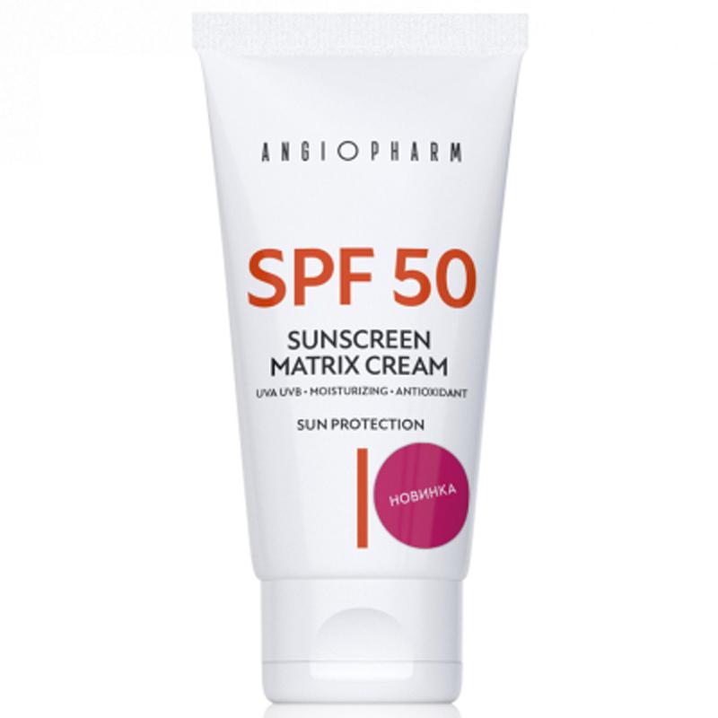 ANGIOPHARM солнцезащитнй крем SPF 50, 50 мл